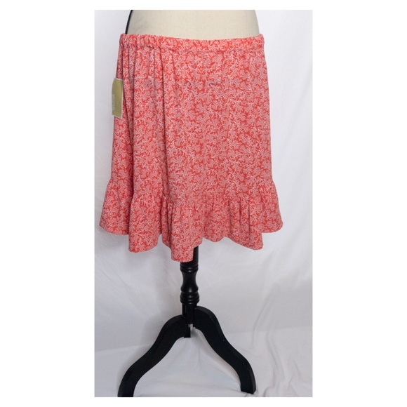 NWT Michael Kors A-Line Ruffle Skirt - Picture 6 of 6